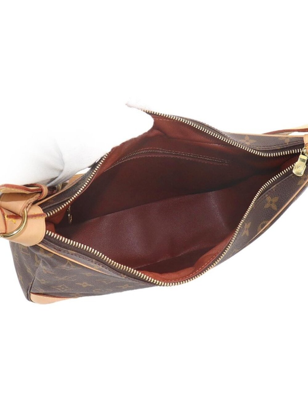 Louis Vuitton Monogram Shoulder Bag Brown Gold Boulogne - Picture 6 of 10